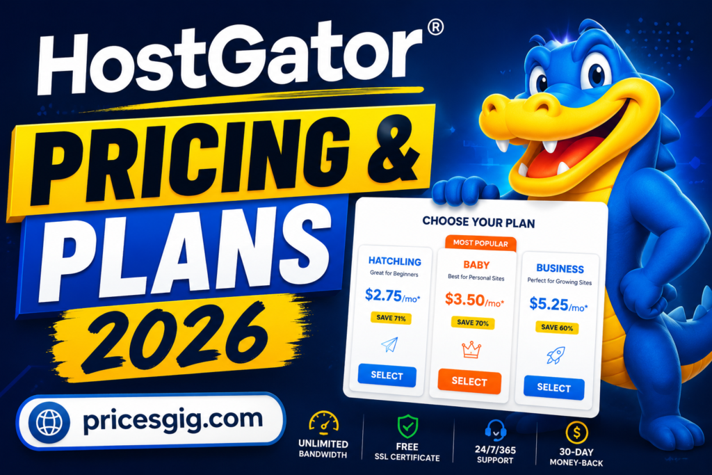 HostGator Pricing & Plans 2026