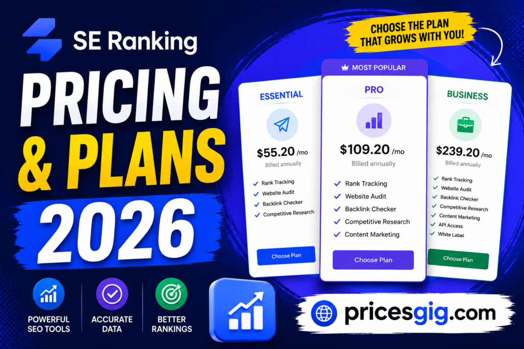 SE Ranking Pricing & Plans 2026
