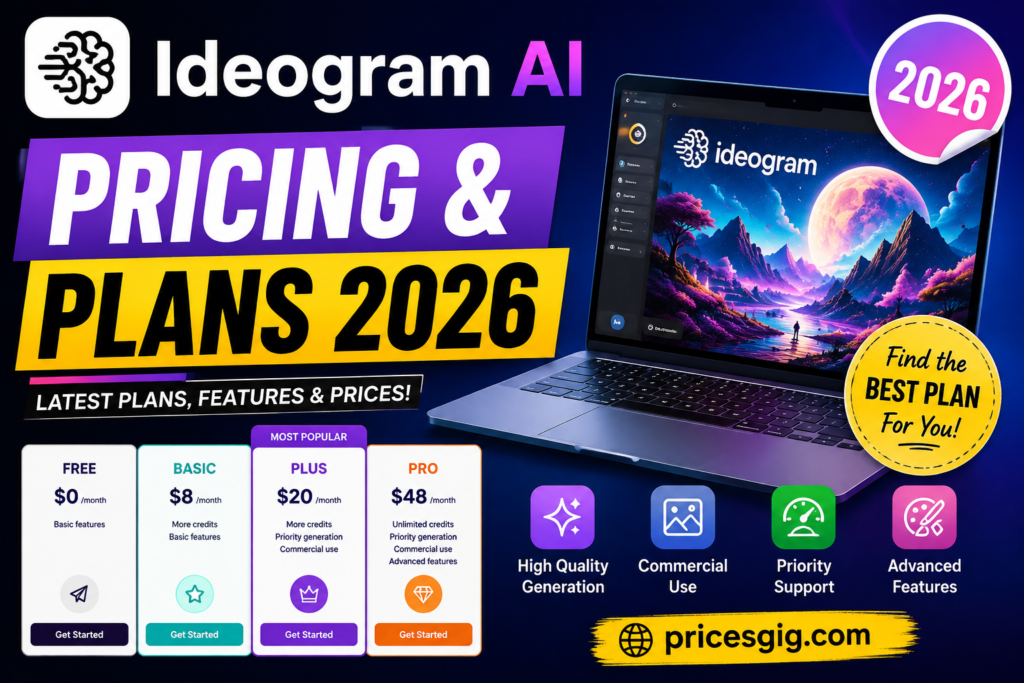 Ideogram AI Pricing & Plans 2026