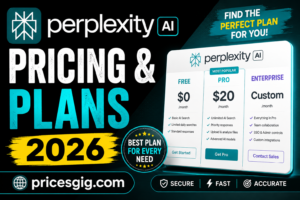 Perplexity AI Pricing & Plans 2026
