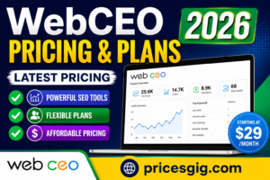 WebCEO Pricing & Plans 2026