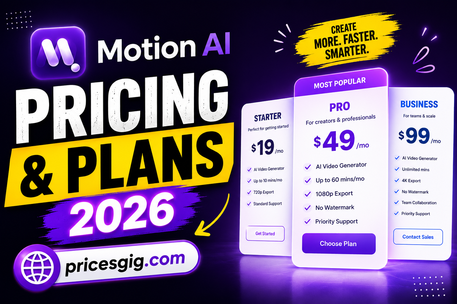 Motion AI Pricing & Plans 2026